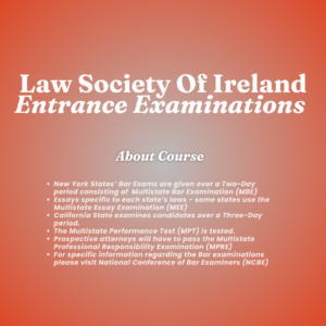 Law Society Of Ireland Entrance Examinations